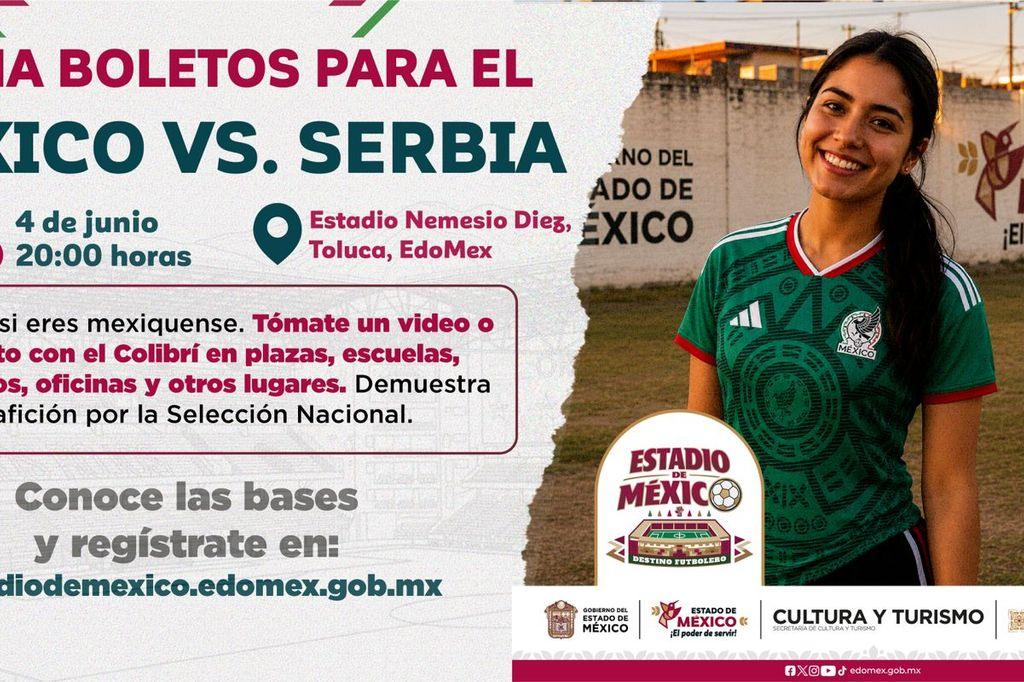 En este momento estás viendo El EdoMéx Convoca a la Pasión Nacional: México vs. Serbia en el Corazón de Toluca